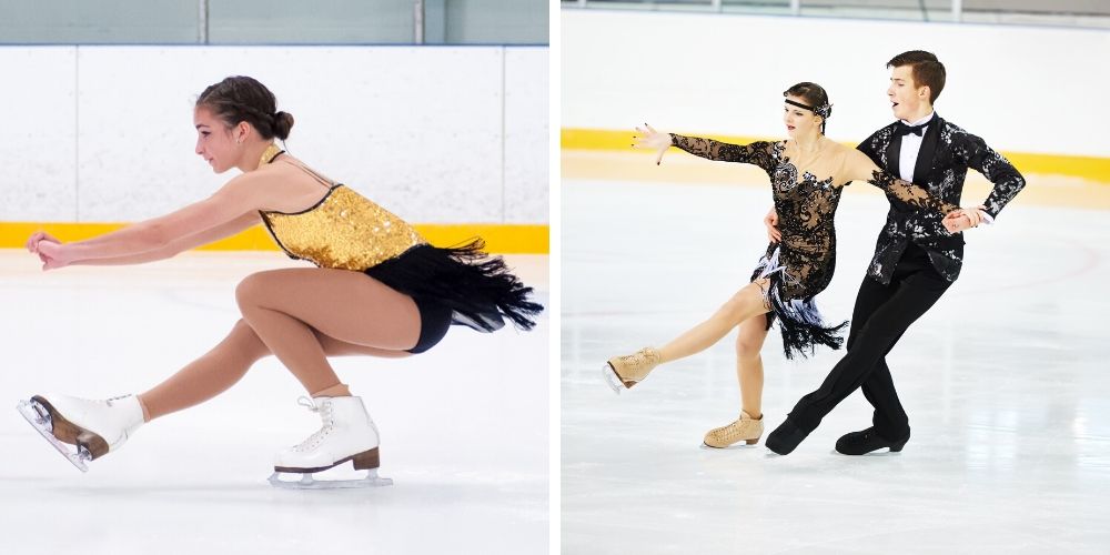 Figure skating vs ice dancing