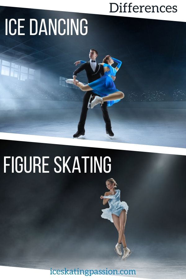 differences ice dancing vs figure skating Pin