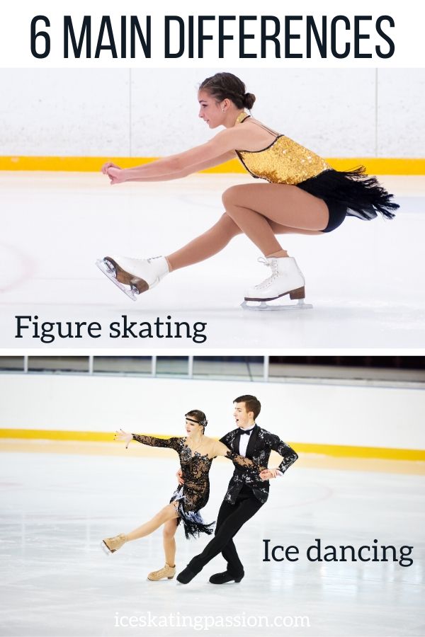 differences ice dancing vs figure skating Pin3