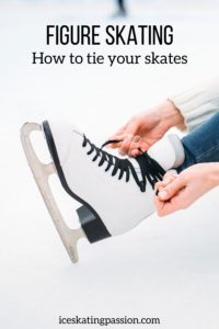 How to tie ice skates (figure skating)