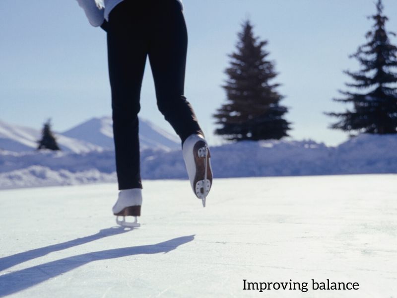 health benefits ice skating balance