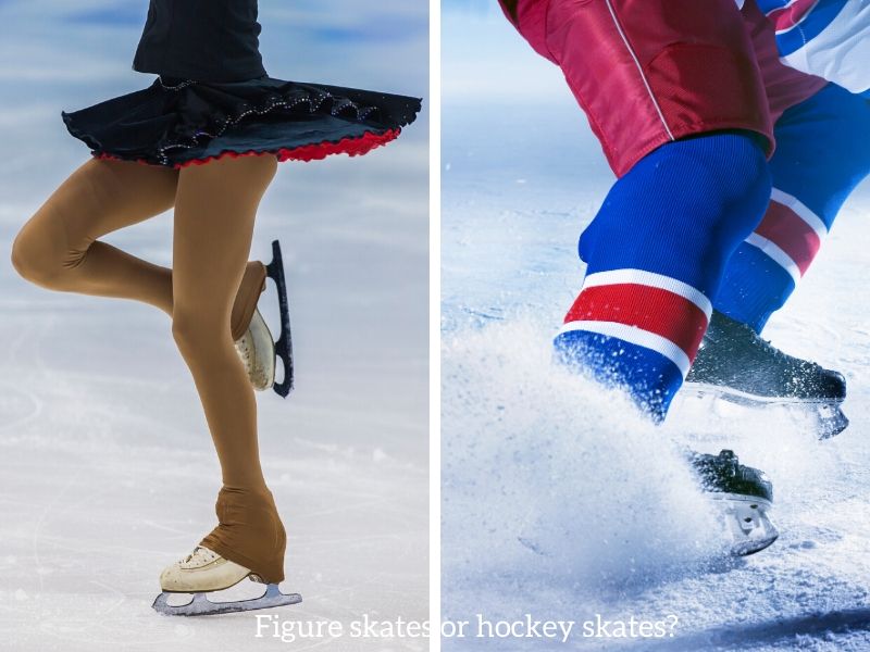 hockey skating vs figure skating