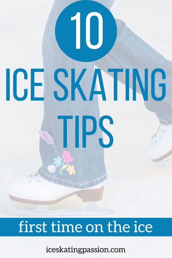 First time ice skating tips Pin