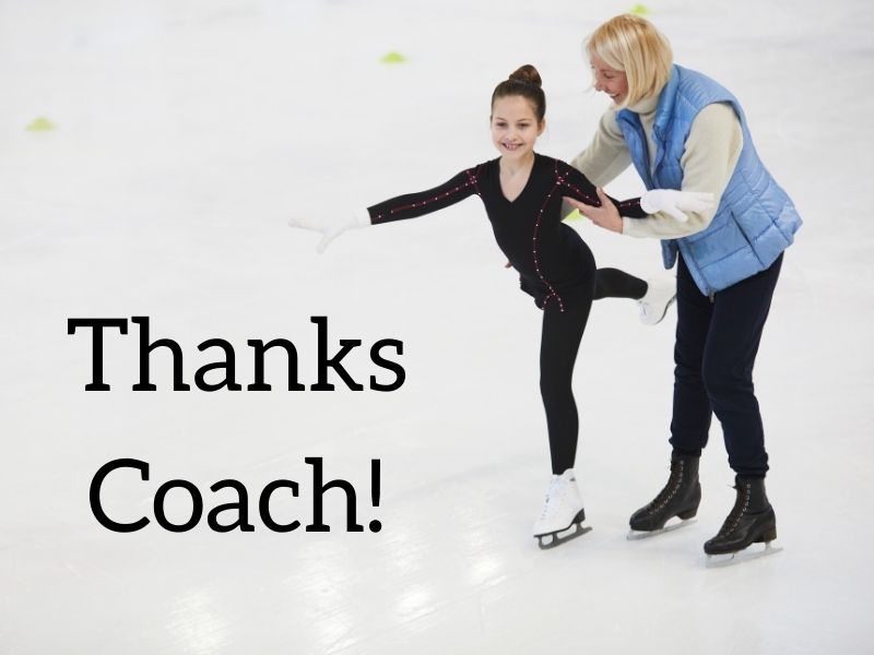 Thanks Coach ice skating