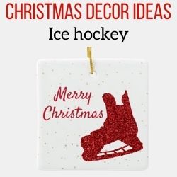 ice hockey christmas ornaments decor