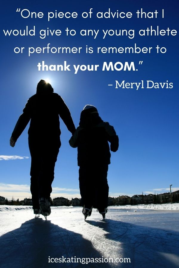 Ice dance quote meryl davis thank your mom