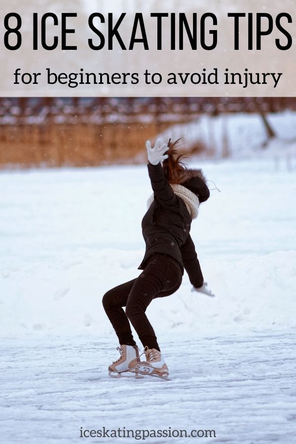 Ice skating beginner tips to avoid injury Pin1