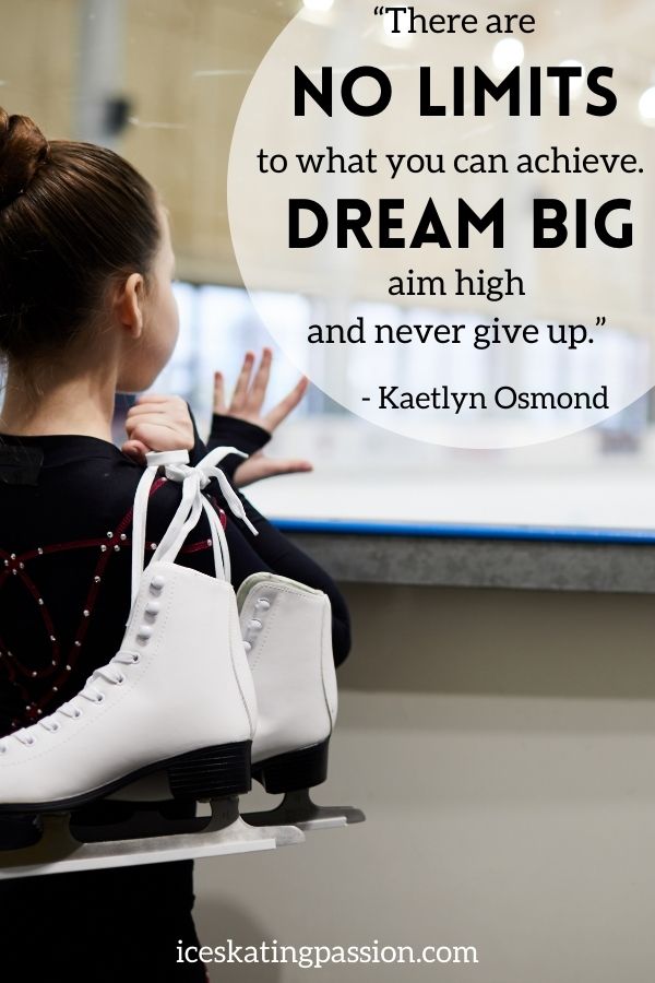 Inspirational Figure skating quote Kaetlyn Osmond no limits