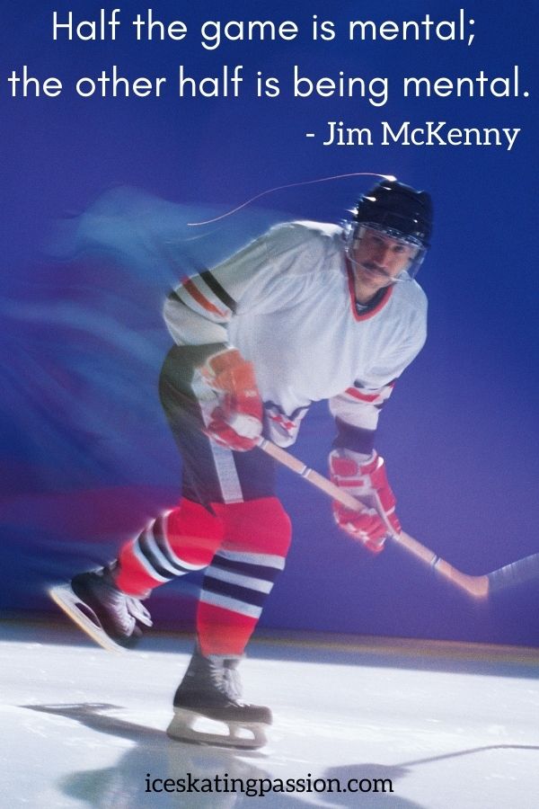 funny hockey quote - Jim Mc Kenny - being mental