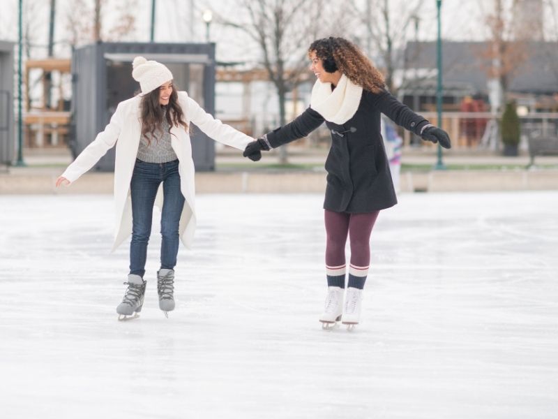 ice skating date gloves