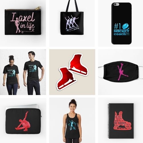 ice skating gift store redbubble