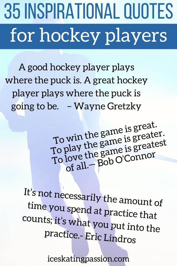 inspirational and funny ice hockey quotes Pin