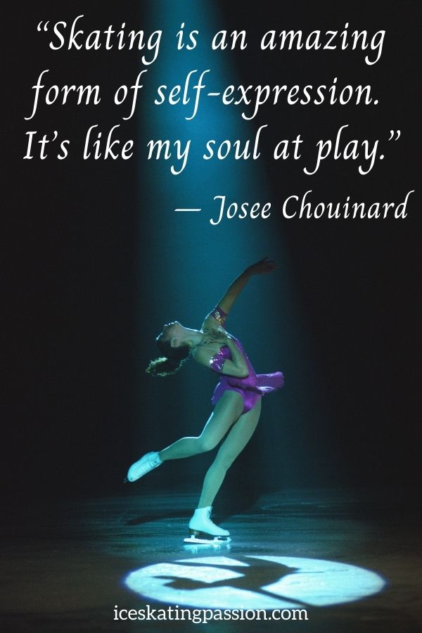 inspiring figure skating quote josee chouinard self expression