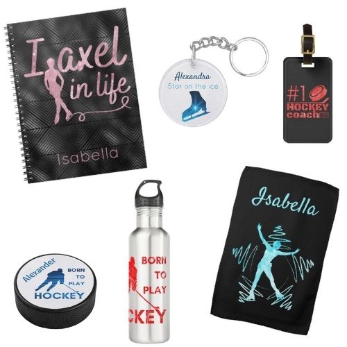 personalized ice skating gifts store zazzle