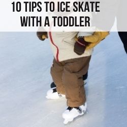 ice skating with toddler