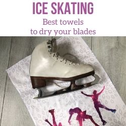 ice skate towel blade dry