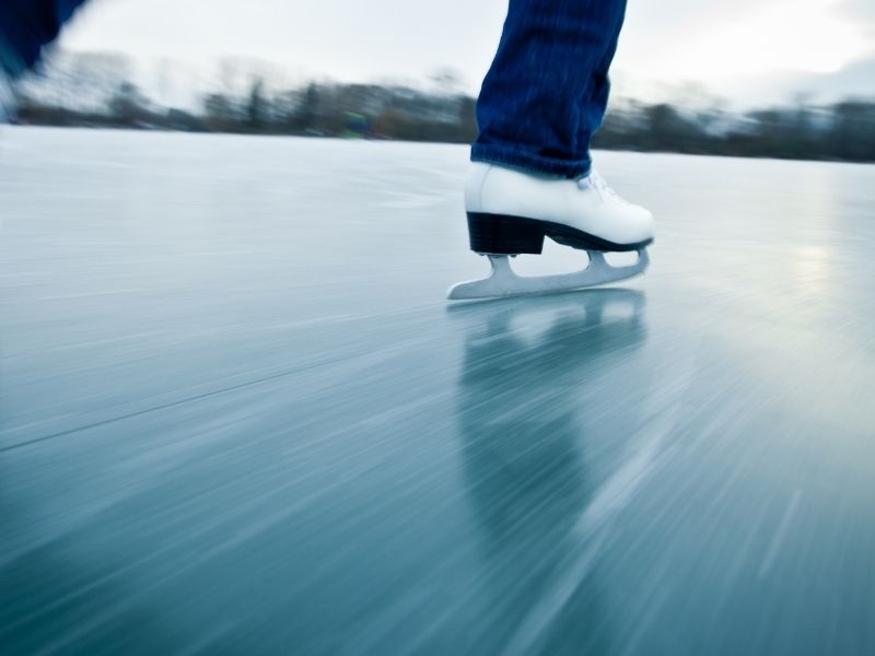 ice skating rink fact canva