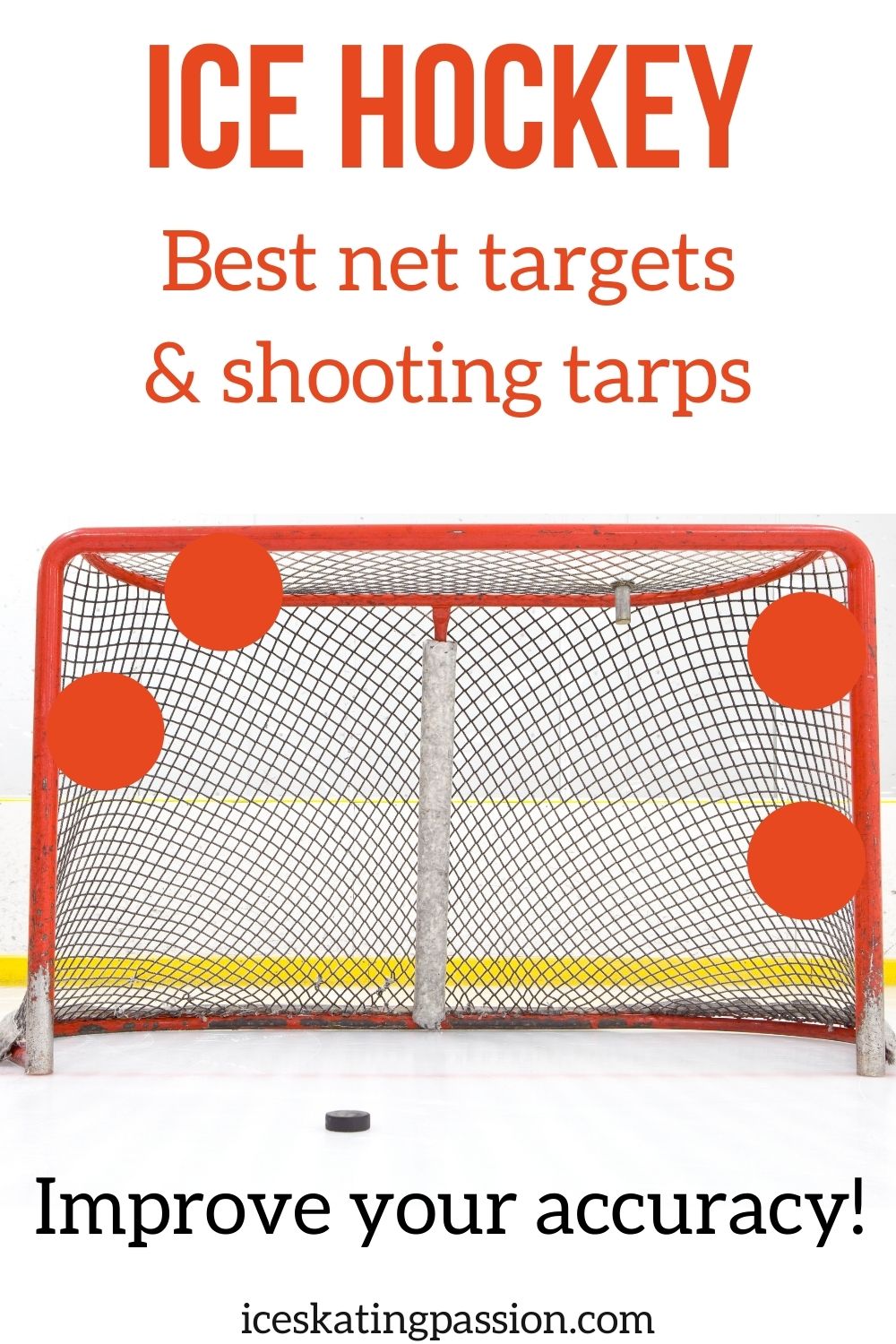 Best ice hockey shooting tarp goal cover Pin2