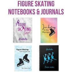 Figure skating notebook journal