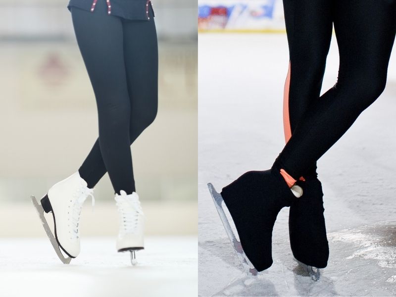 figure skate boot covers pros and cons