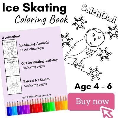 Best ice skating coloring book