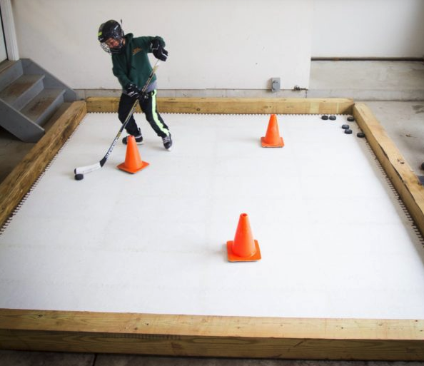Drills for a Hockey Shooting Tarp to Build Sniper Skills