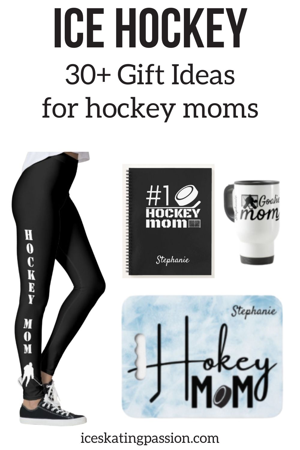 best ice hockey mom gifts Pin1
