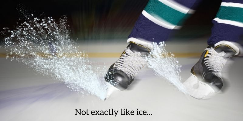 hockey ice friction
