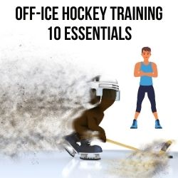 Off ice hockey training workout drills