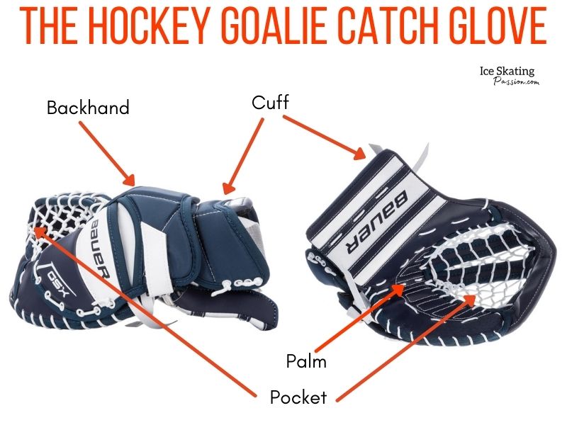 ice hockey goalie catch glove parts anatomy