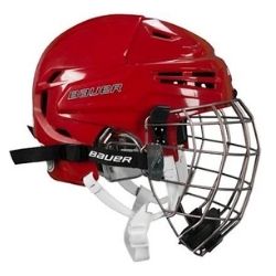 BAUER RE-AKT safest youth hockey helmet combo