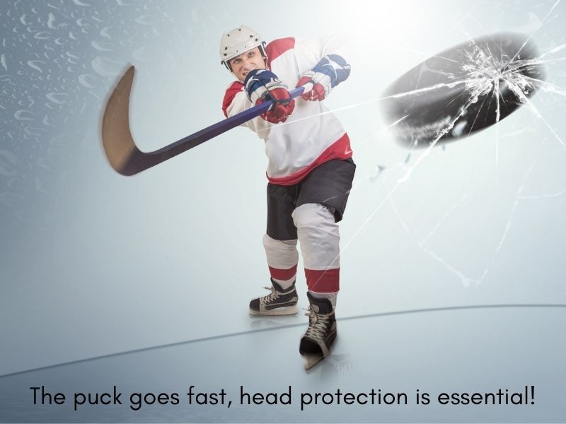Hockey goalie mask safety 2