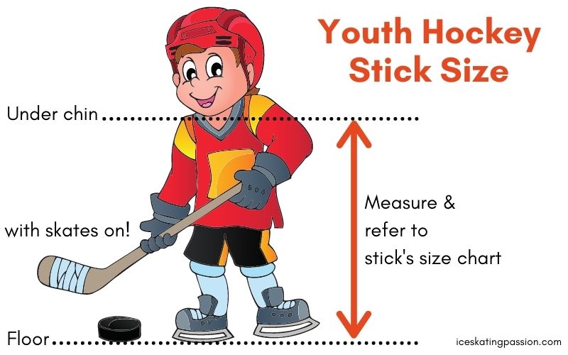 Youth hockey stick size