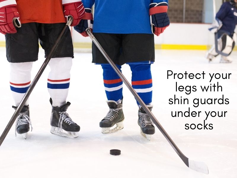 Ice Hockey Shin Guards protection