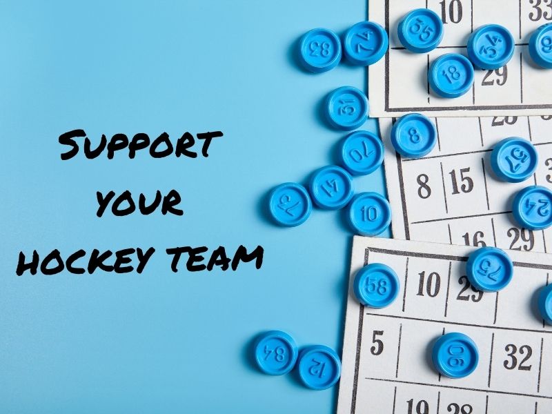 ice hockey fundraising ideas bingo