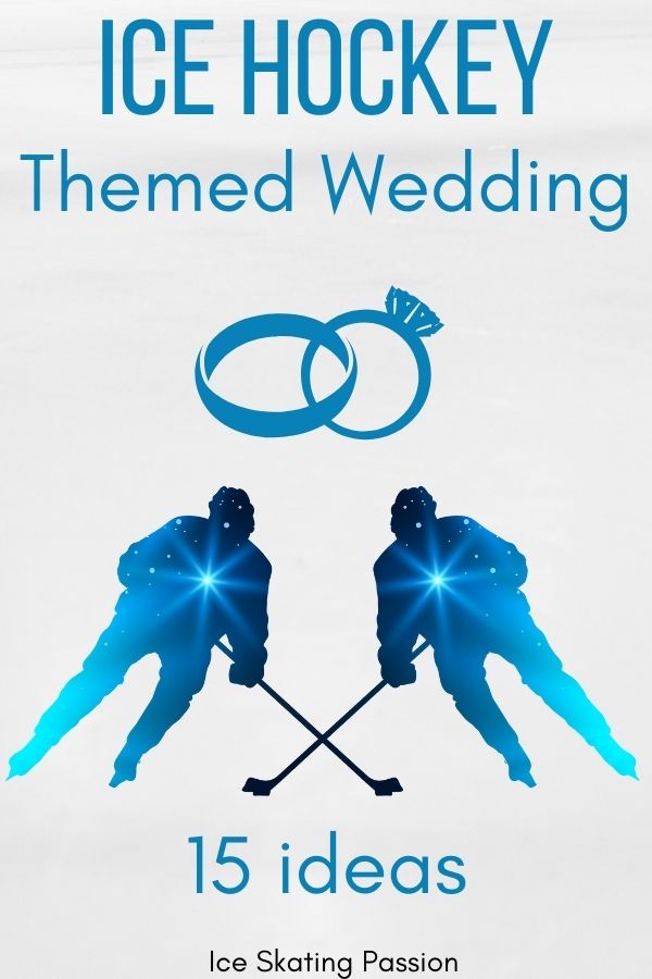 Ice hockey themed wedding ideas