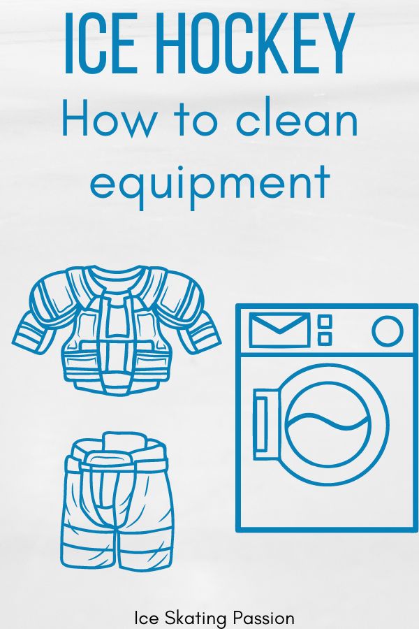 How to clean hockey equipment wash gear Pin