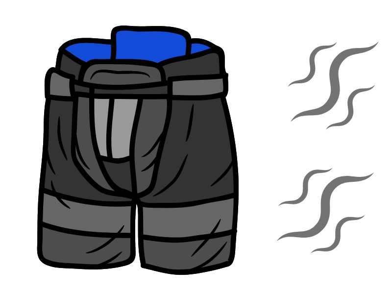 how to clean hockey pants